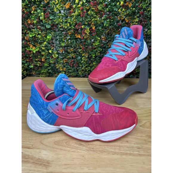 Adidas Harden Vol. 4 Basketball Shoes Multicolor Candy Paint Sneakers Mens 9.5 - Picture 1 of 8